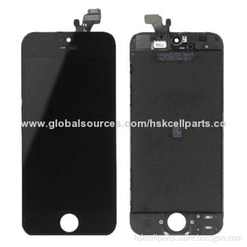 Black LCD with Touchscreen Assembly for iPhone 5